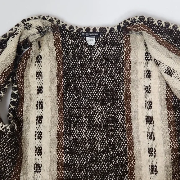 J. Peterman Chanky Knit 100% Wool Vest Sweater Academia - Picture 10 of 12